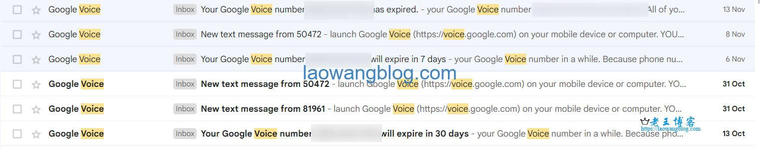 Google Voice 被回收